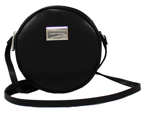 Τσάντα μαύρη στρογγυλή Diana & Co (516505Α)