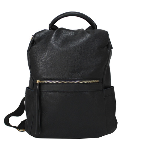 Τσάντα πλάτης μαύρη με άνοιγμα ασφαλείας στην πλάτη (935)