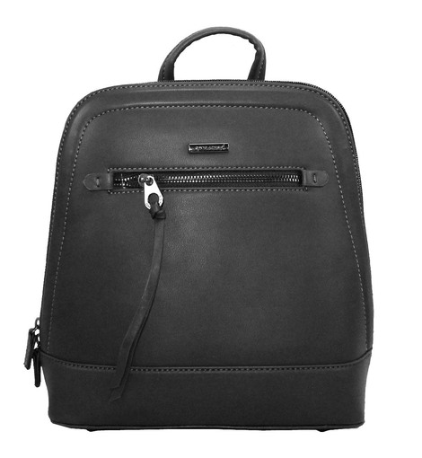 Τσάντα πλάτης backpack David Jones (6111-2) - μαύρη