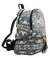 Τσάντα πλάτης Backpack σχέδια γκρι-χακί (917.13)