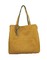 Τσάντα ώμου Tote bag σετ 2 τεμ. διπλής όψης χακί-μουσταρδί (1838)