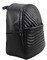 Τσάντα πλάτης backpack Erick καπιτονέ (7138) - μαύρη.