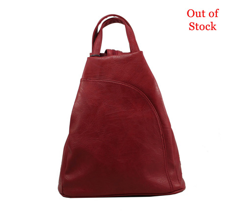 Τσάντα πλάτης κόκκινη (0612)