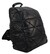 Τσάντα πλάτης μαύρη Urban Style  μαλακό καπιτονέ (2281)