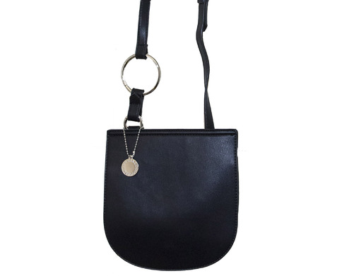 Τσάντα χιαστί μαύρη Diana&CO (1500)
